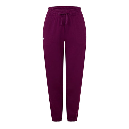 Purple - Front - Under Armour Womens-Ladies Logo Joggers