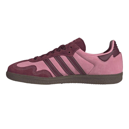 Pink - Side - Adidas Womens-Ladies Samba OG Leather Trainers