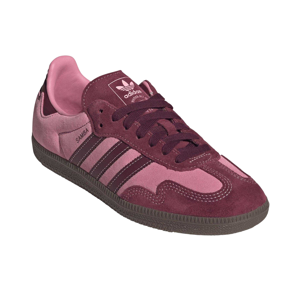 Pink - Lifestyle - Adidas Womens-Ladies Samba OG Leather Trainers