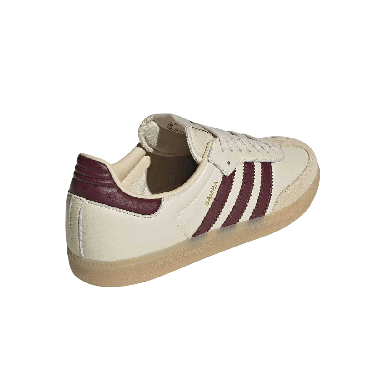 White-Red - Back - Adidas Womens-Ladies Samba OG Leather Trainers