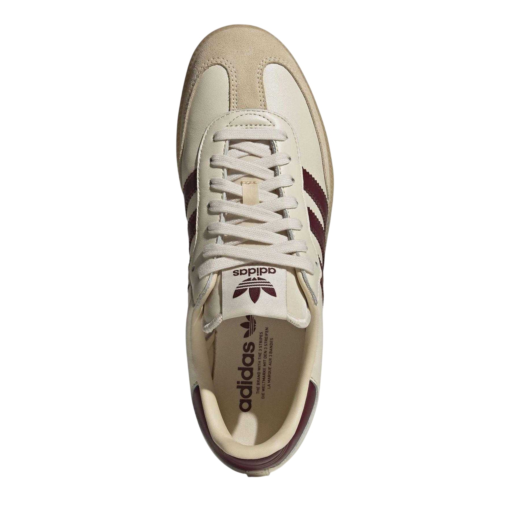 White-Red - Lifestyle - Adidas Womens-Ladies Samba OG Leather Trainers