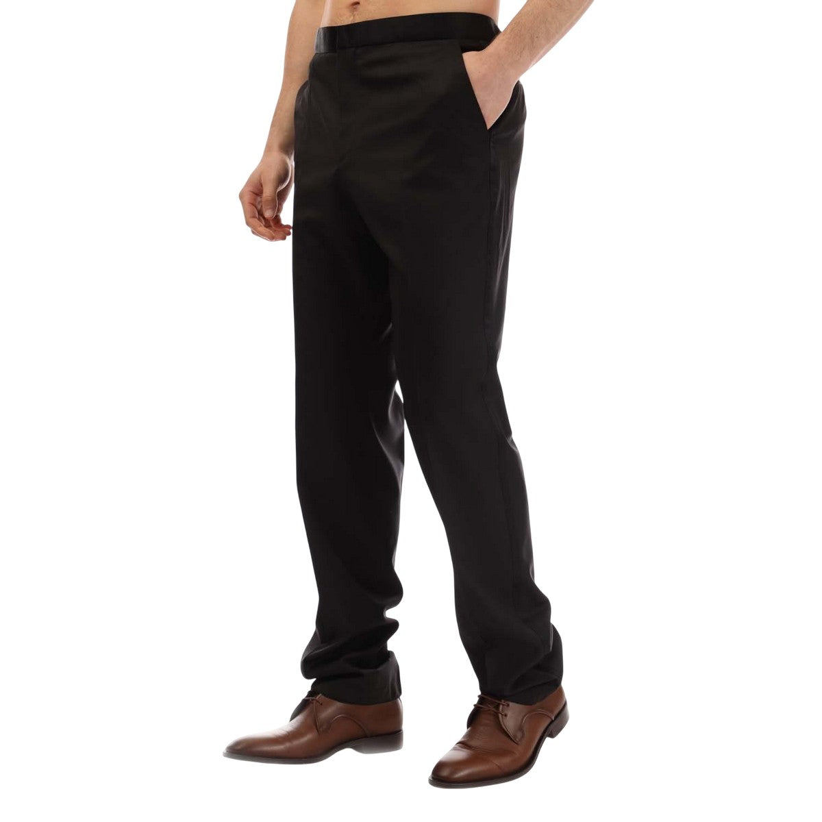 Black - Side - Boss Mens Ledan Trousers