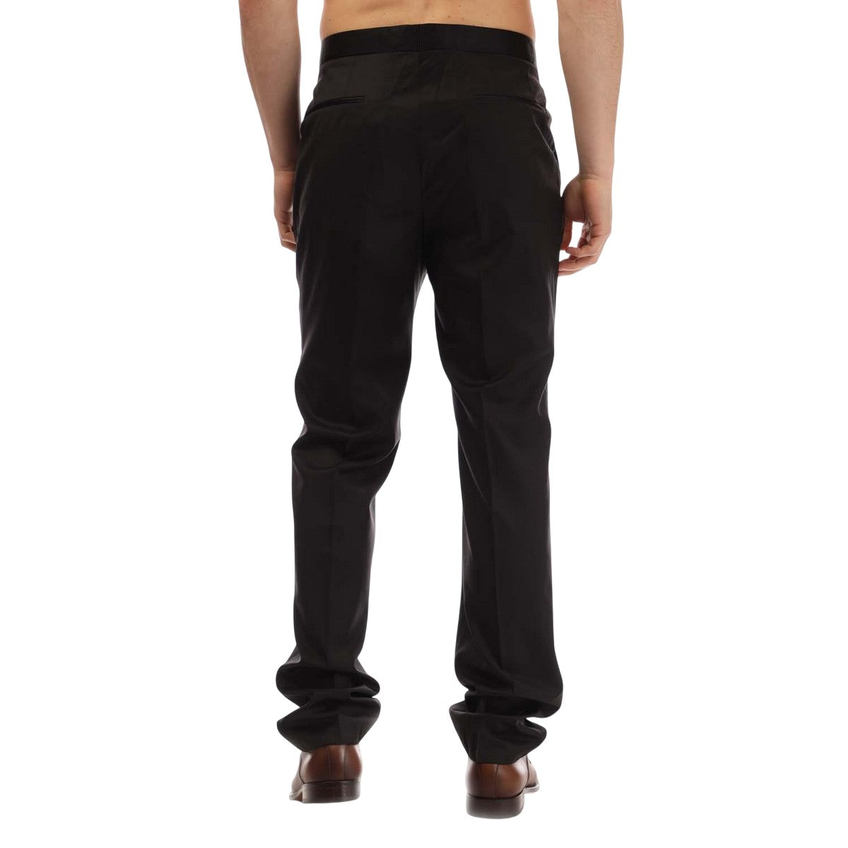 Black - Back - Boss Mens Ledan Trousers