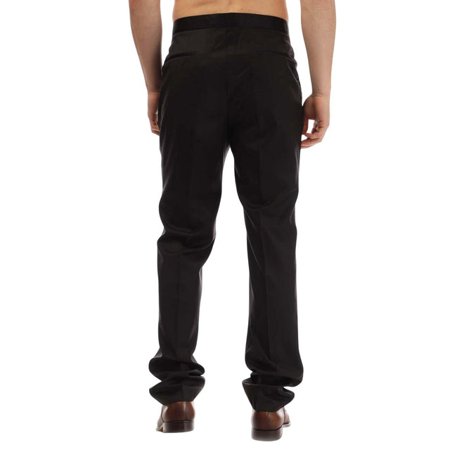 Black - Back - Boss Mens Ledan Trousers