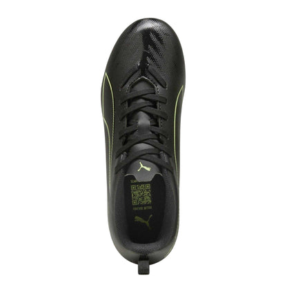 Black-Green - Side - Puma Childrens-Kids Ultra 6 Play FG AG Football Boots