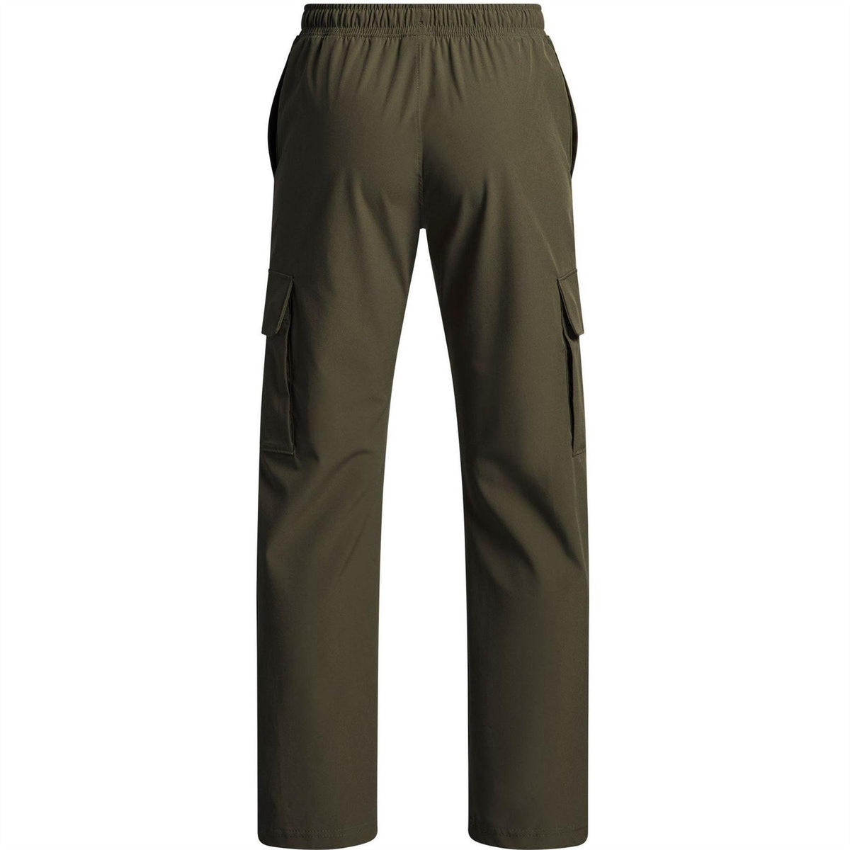 Green - Back - Under Armour Boys Icon Woven Jogging Bottoms