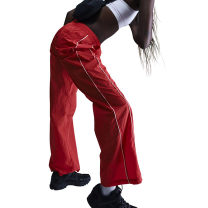 Red-Sail - Side - Nike Womens-Ladies Wide Leg Jogging Bottoms