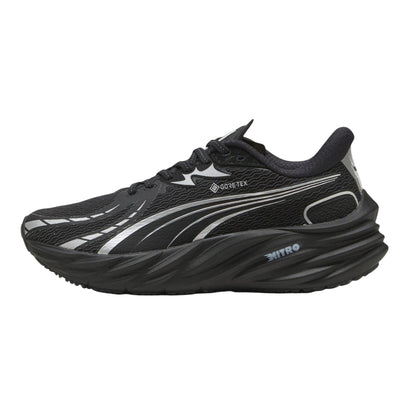 Black-Silver - Back - Puma Unisex Adult Velocity Nitro 4 Running Trainers
