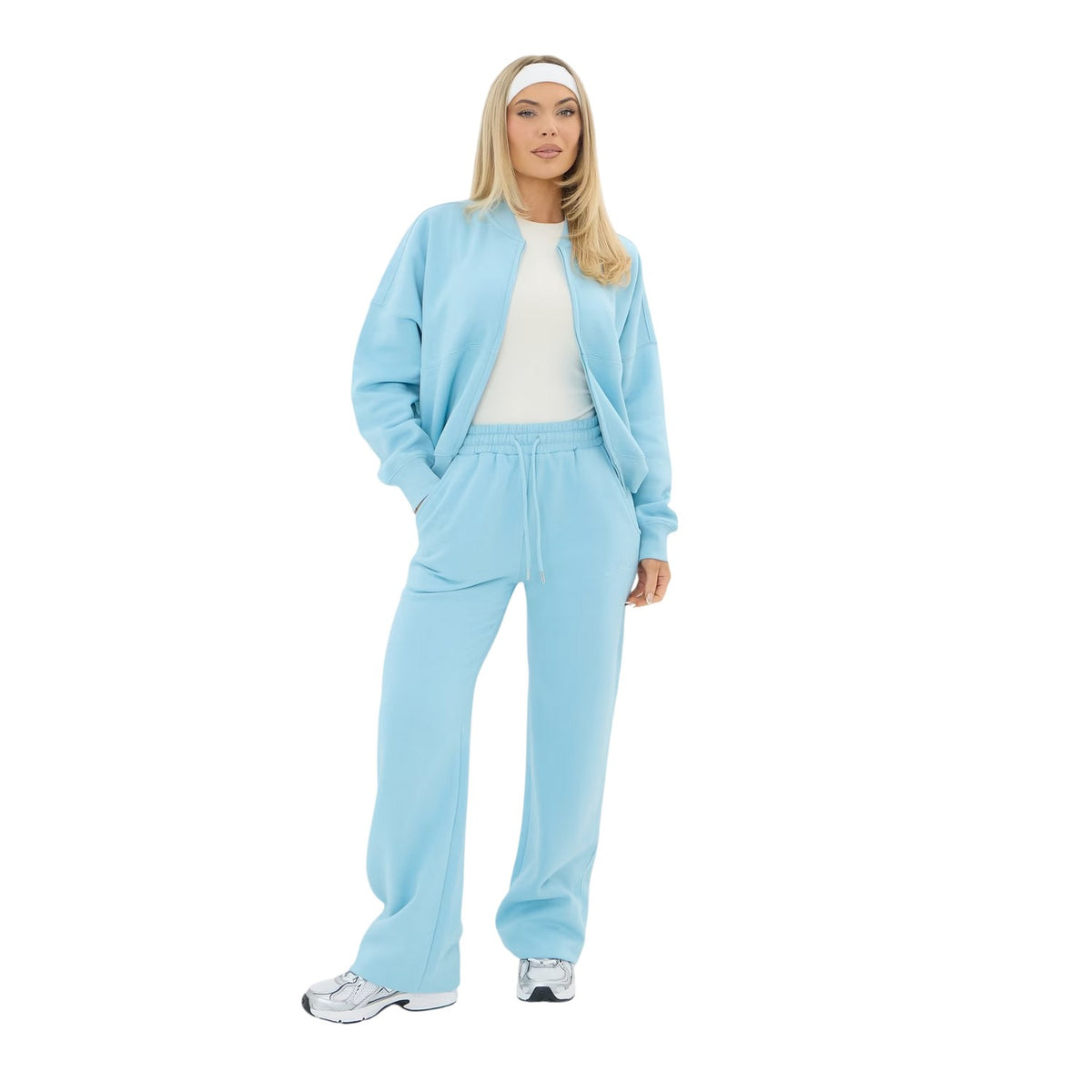 Blue - Lifestyle - I Saw It First Womens-Ladies Drawstring Joggers