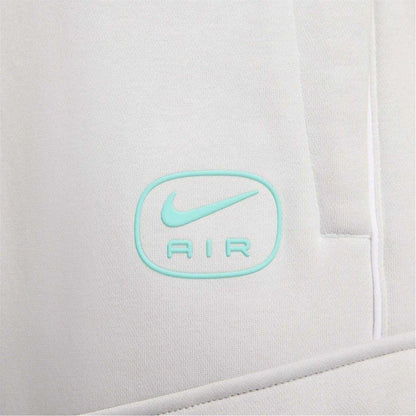 Grey-White - Side - Nike Mens Air Fleece Cargo Jogging Bottoms