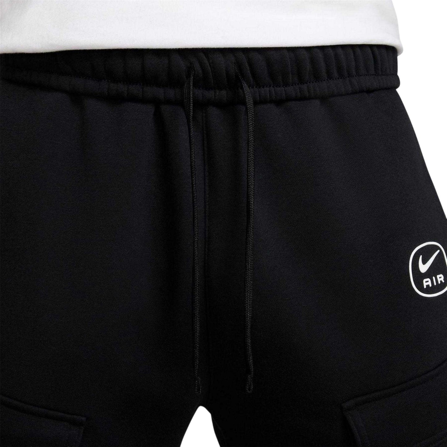 Black-Fir - Lifestyle - Nike Mens Air Fleece Cargo Jogging Bottoms
