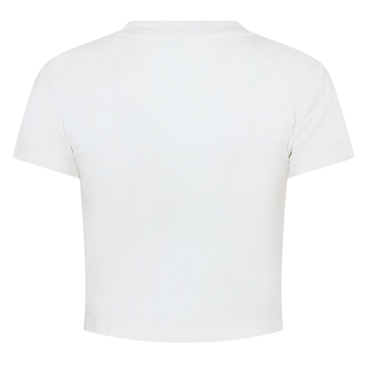 White - Back - Levis Womens-Ladies Logo Cropped Boxy T-Shirt