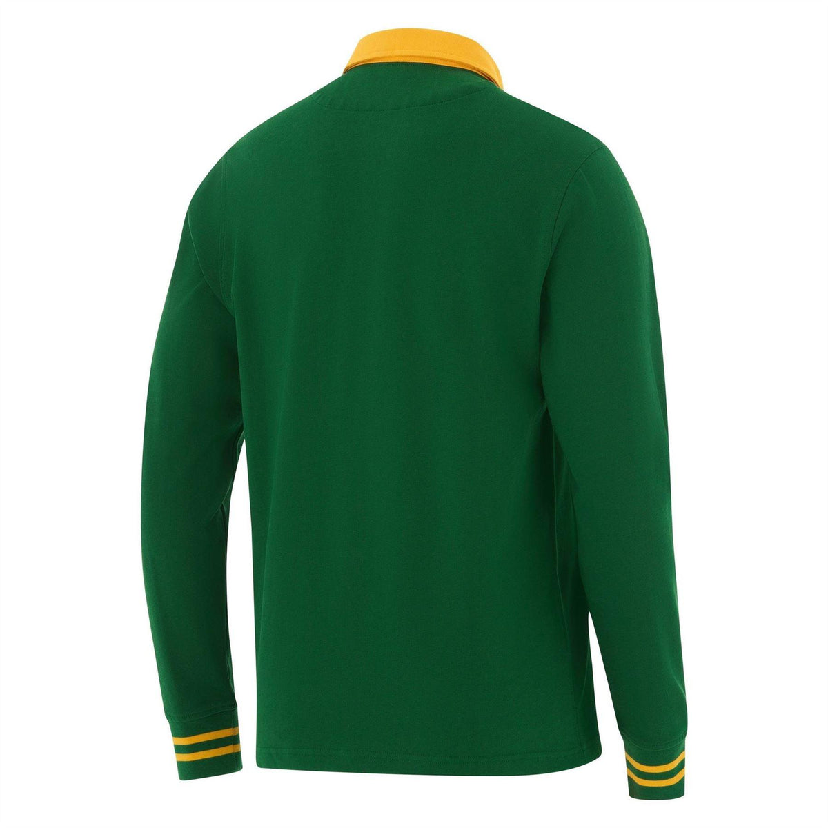 Green - Back - Nike Mens Springboks Classic 2026 Long-Sleeved Polo Shirt