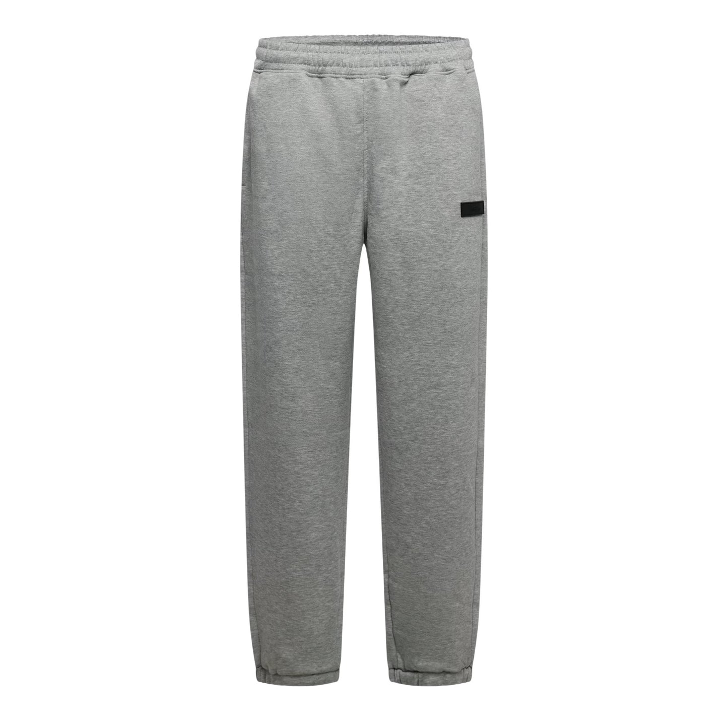 Grey Marl - Front - Original Esenciales Mens Miles Fleece Joggers