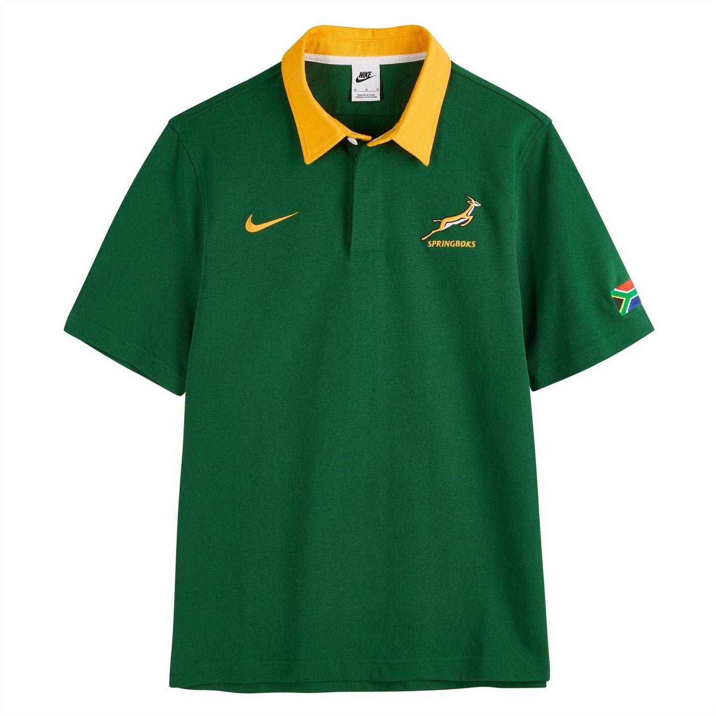 Green - Front - Nike Mens Springboks Classic 2026 Polo Shirt