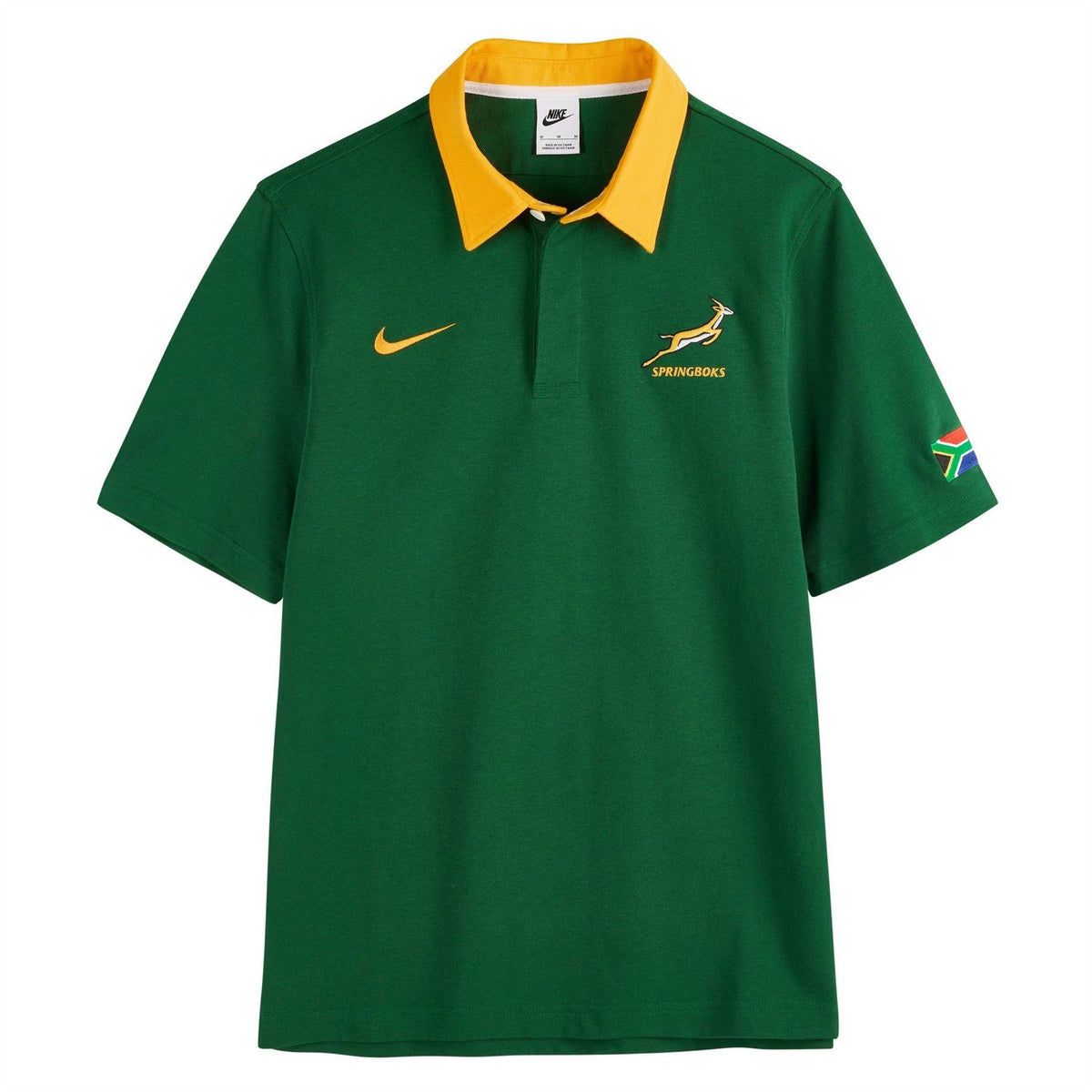 Green - Front - Nike Mens Springboks Classic 2026 Polo Shirt