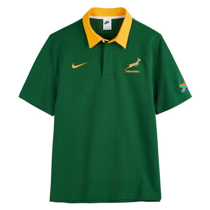 Green - Front - Nike Mens Springboks Classic 2026 Polo Shirt