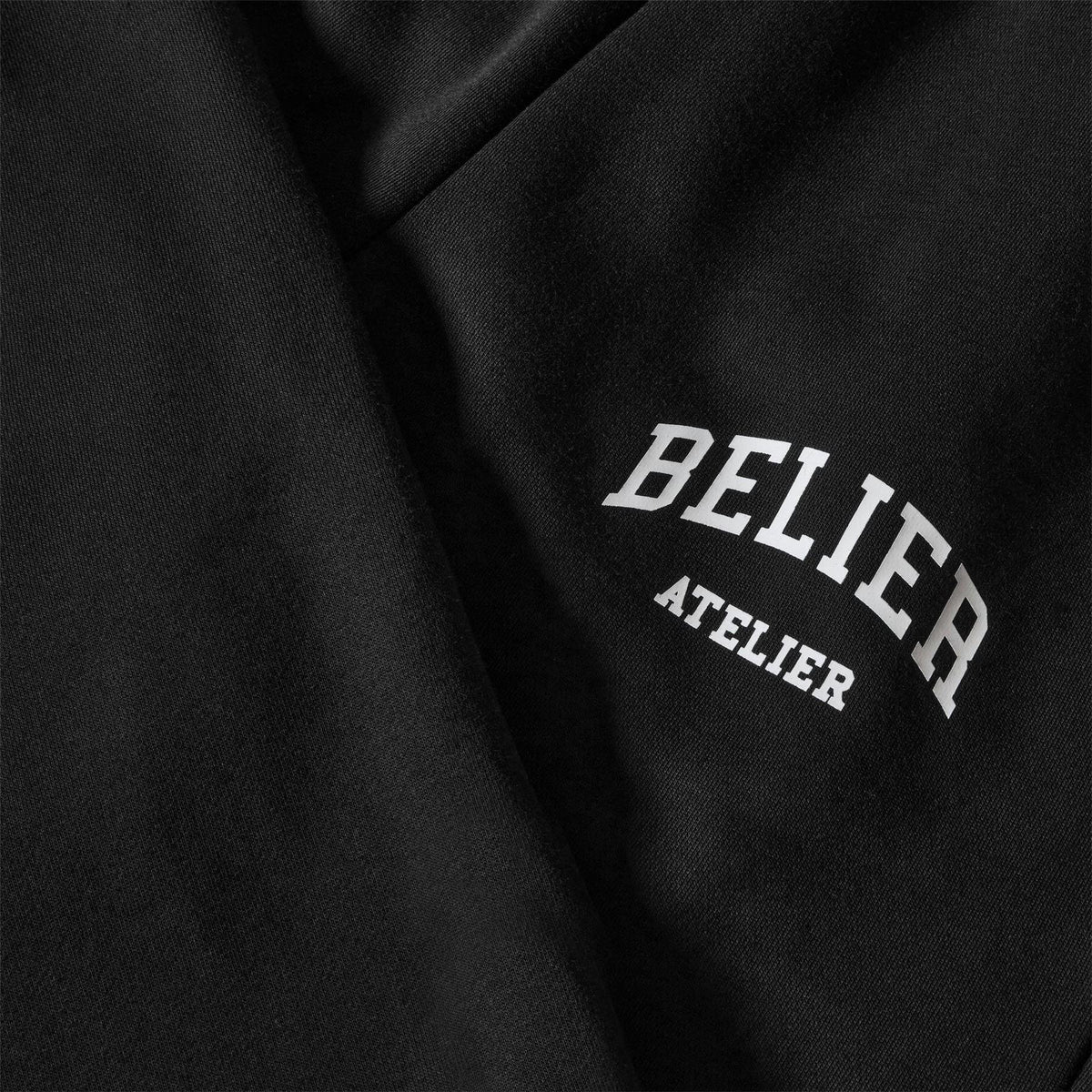 Black - Side - Belier Mens Logo Joggers