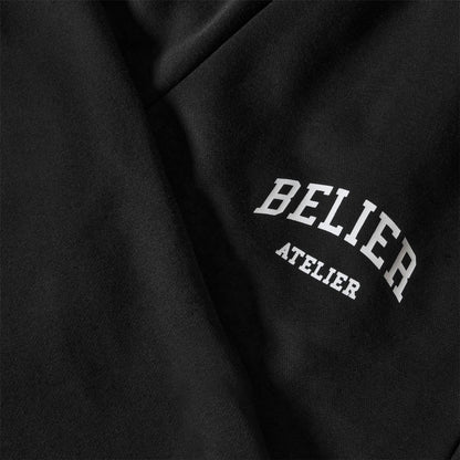 Black - Side - Belier Mens Logo Joggers