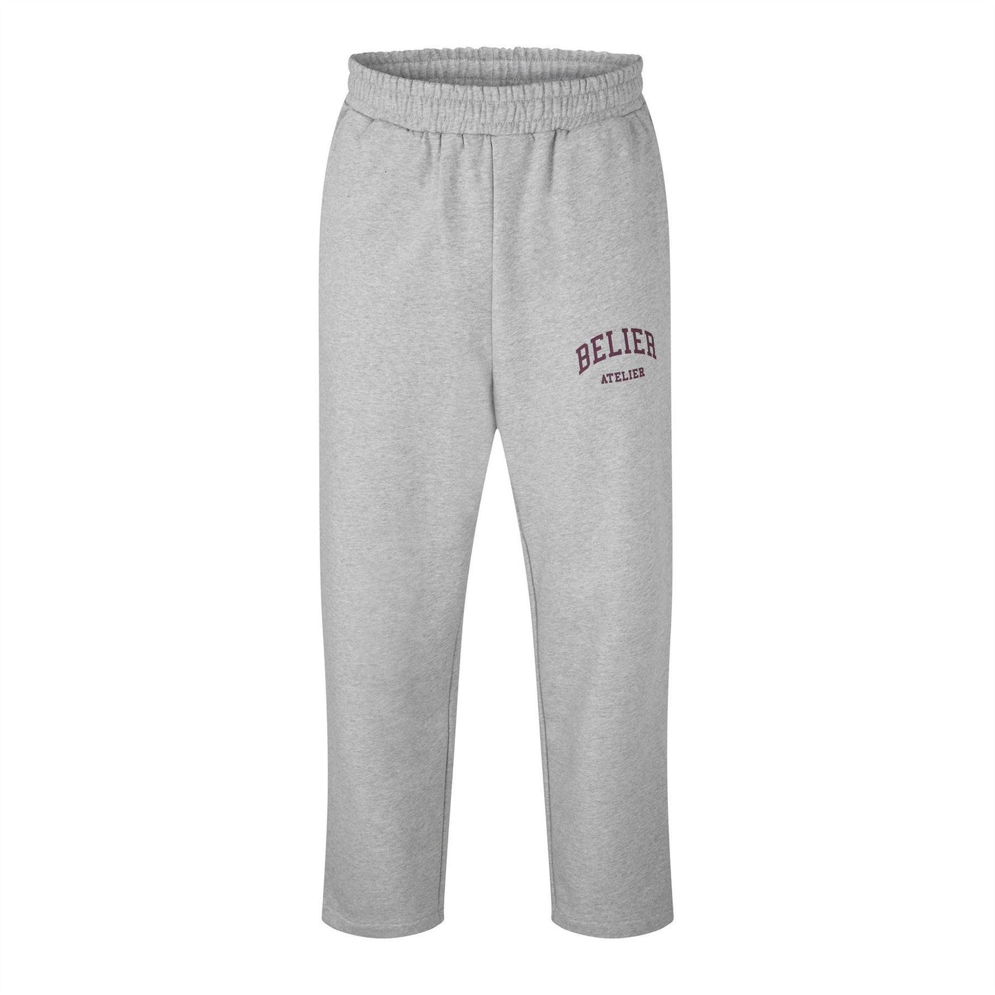 Grey Marl - Front - Belier Mens Logo Joggers