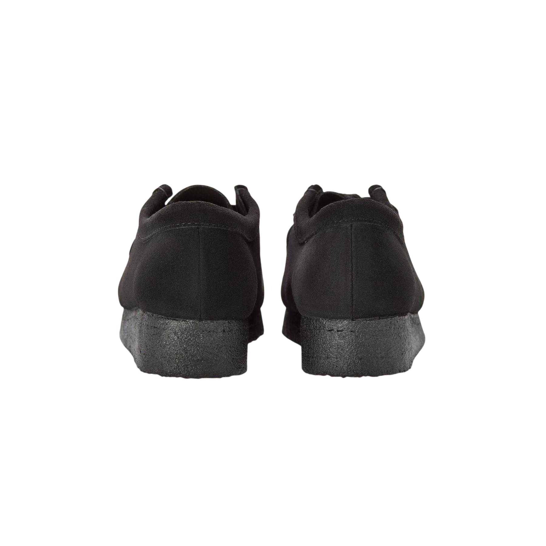 Black - Back - Clarks Originals Mens Wallabee Moccasin Suede Loafers