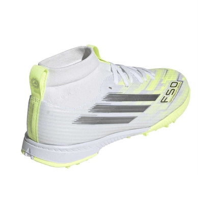 White-Iron - Back - Adidas Childrens-Kids F50 Sparkfusion Football Boots