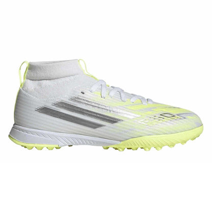 White-Iron - Front - Adidas Childrens-Kids F50 Sparkfusion Football Boots
