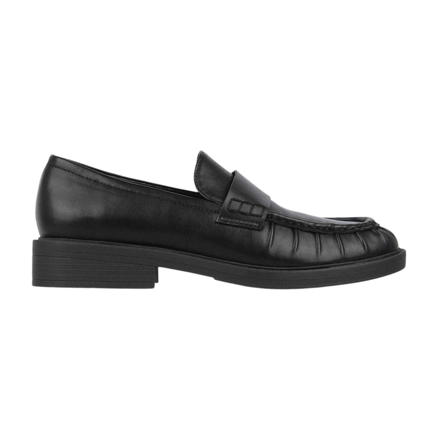 Black - Front - Jack Wills Womens-Ladies Low Block Heel Loafers