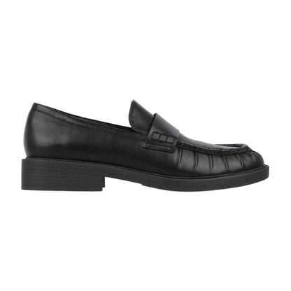Black - Front - Jack Wills Womens-Ladies Low Block Heel Loafers