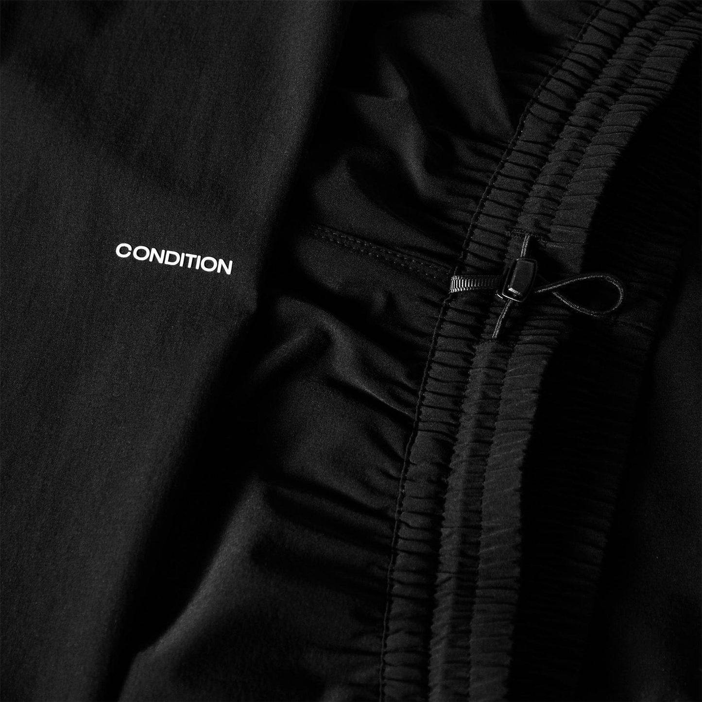 Black - Side - Condition Mens Performance Everyday Tracksuit Bottoms