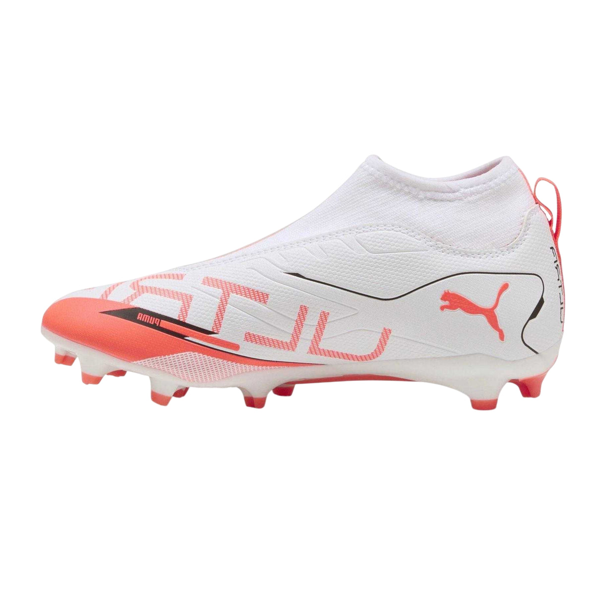 White-Blue - Back - Puma Childrens-Kids Ultra 5 Match+ Firm Ground Football Boots