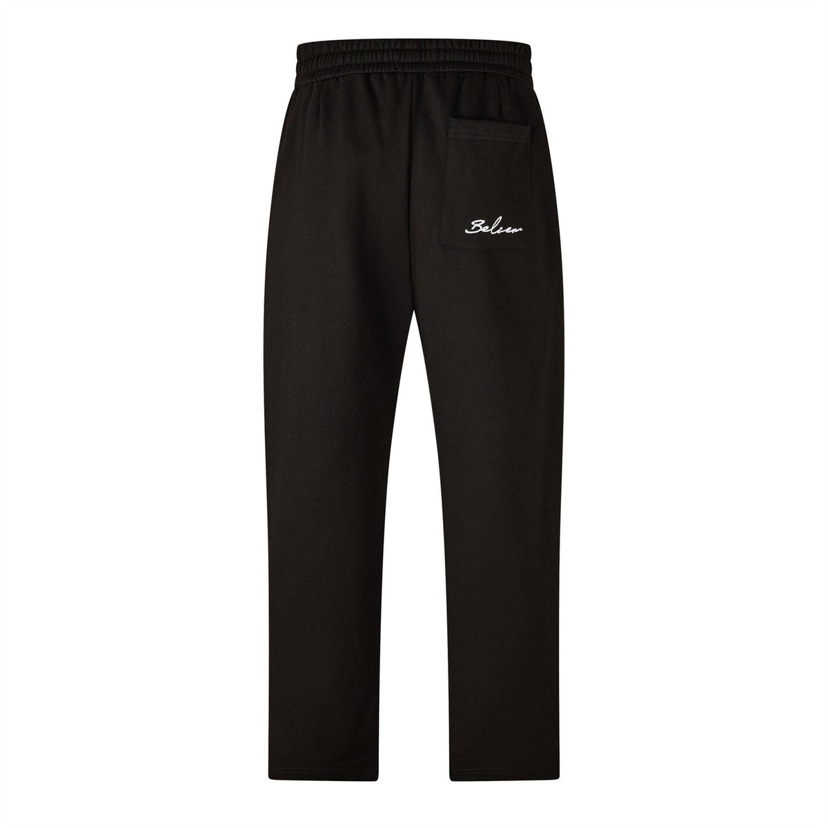 Black - Back - Belier Mens Logo Joggers