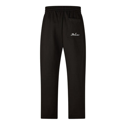 Black - Back - Belier Mens Logo Joggers
