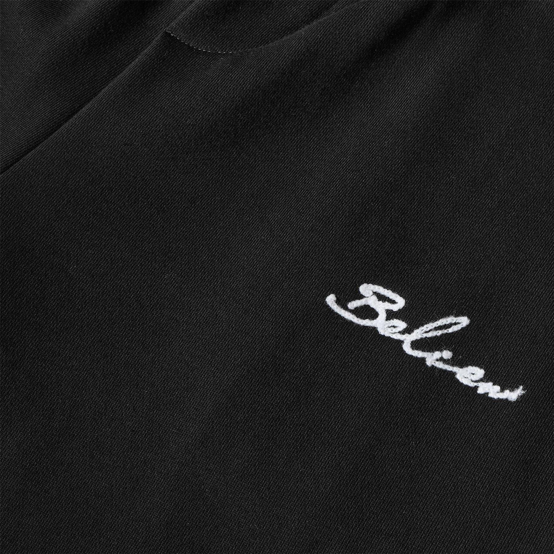 Black - Side - Belier Mens Logo Joggers