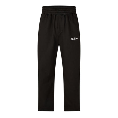 Black - Front - Belier Mens Logo Joggers
