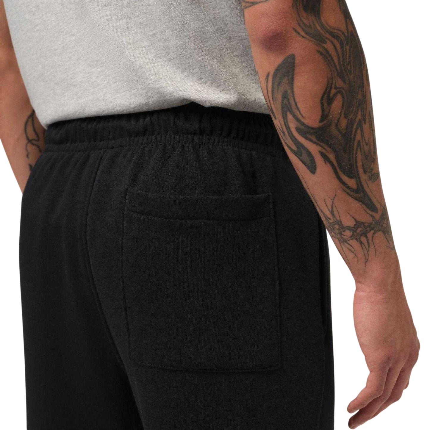 Black - Side - Nike Mens Air Jordan Jumpman Fleece Jogging Bottoms