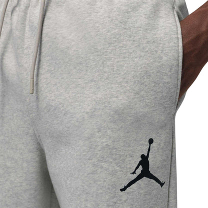 Grey-Black - Lifestyle - Nike Mens Air Jordan Jumpman Fleece Jogging Bottoms