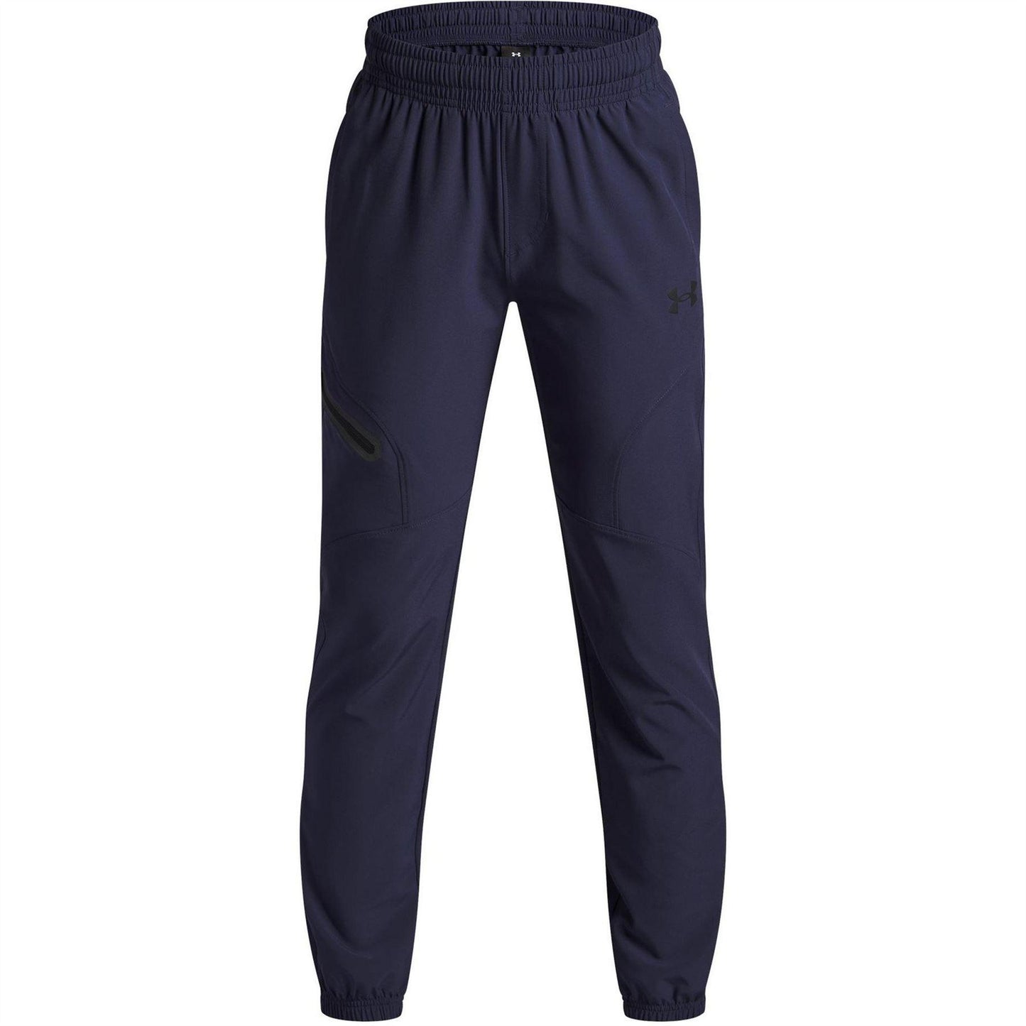 Blue - Front - Under Armour Boys Unstoppable Woven Jogging Bottoms