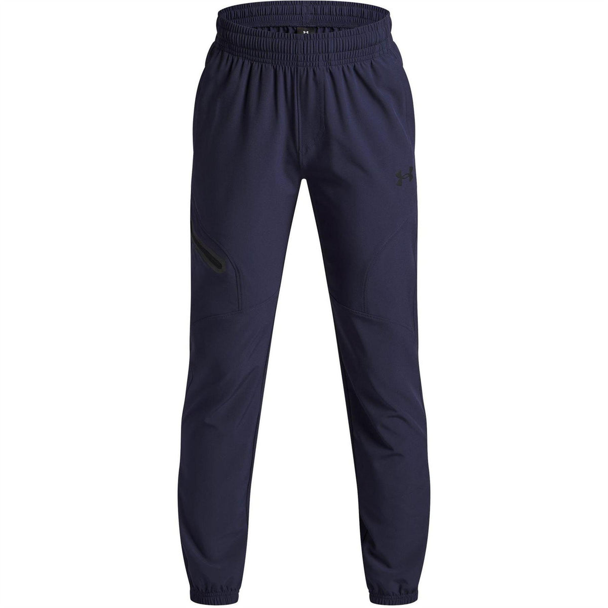 Blue - Front - Under Armour Boys Unstoppable Woven Jogging Bottoms