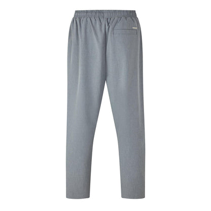 Grey - Back - Belier Mens Essential Logo Trousers