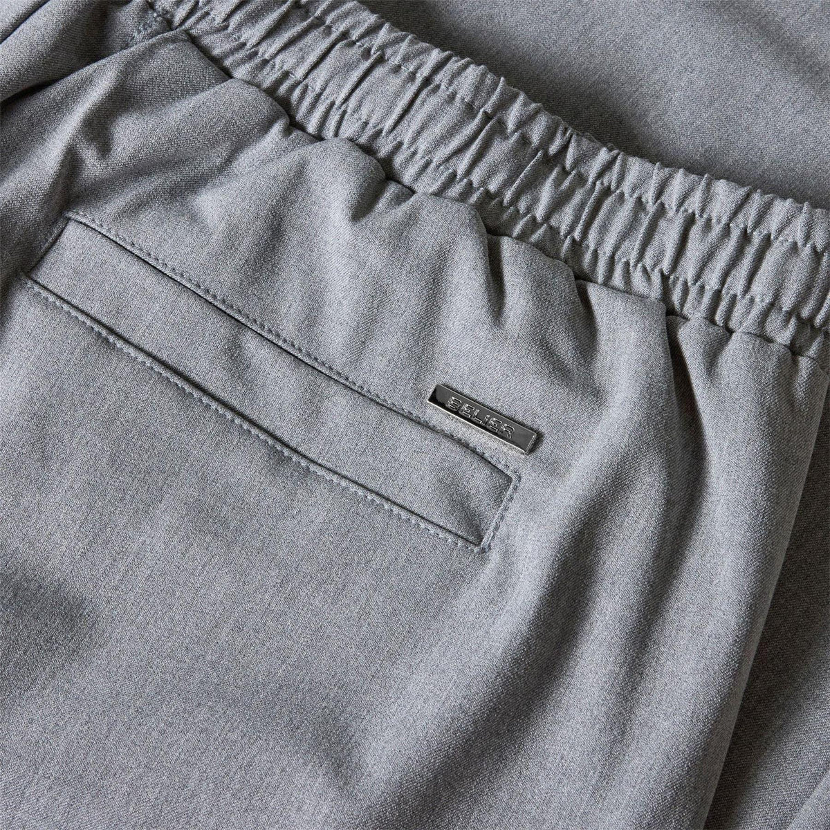 Grey - Side - Belier Mens Essential Logo Trousers