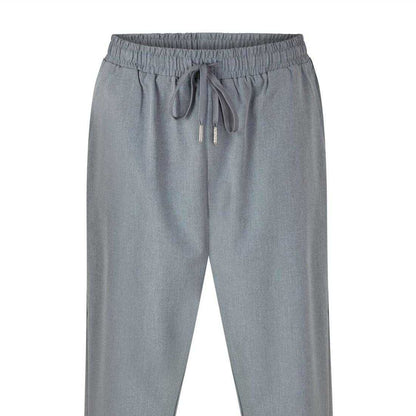 Grey - Lifestyle - Belier Mens Essential Logo Trousers