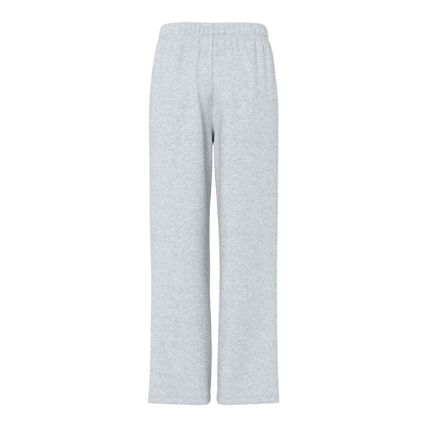 Light Grey - Back - Pieces Womens-Ladies Chilli Wide Jogging Bottoms