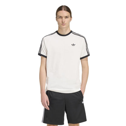 White - Lifestyle - Adidas Mens 3 Stripes T-Shirt