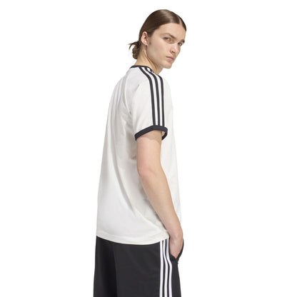 White - Pack Shot - Adidas Mens 3 Stripes T-Shirt