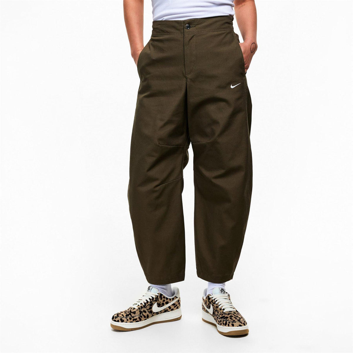 Olive-Sail - Lifestyle - Nike Womens-Ladies NSW Trousers