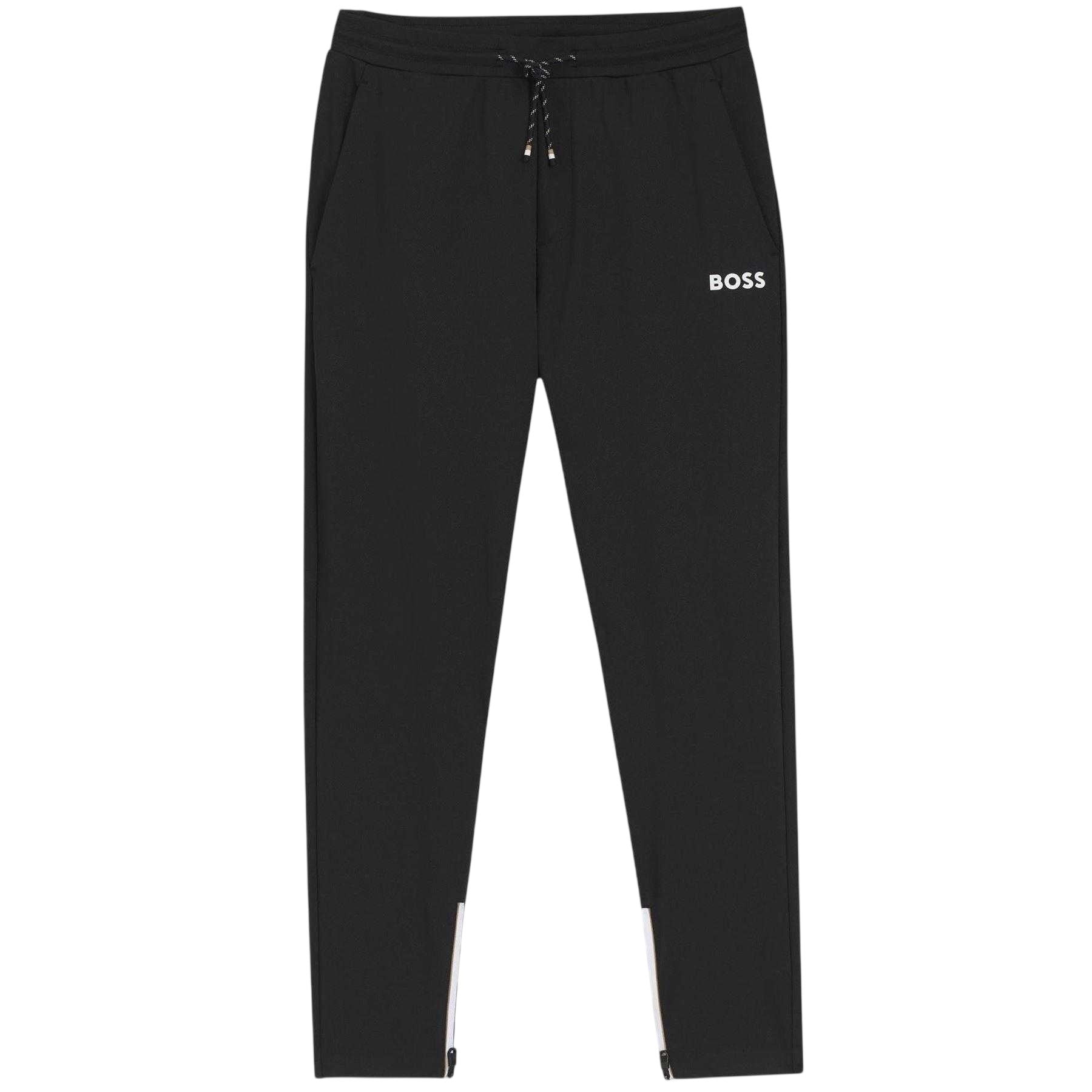 Black - Front - Boss Mens Toc Joggers