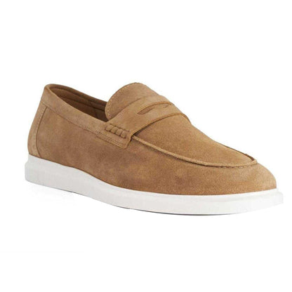 Tan - Lifestyle - Dune London Mens Suede Loafers