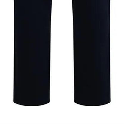 Navy - Side - Original Esenciales Mens Flint Fleece Relaxed Fit Jogging Bottoms