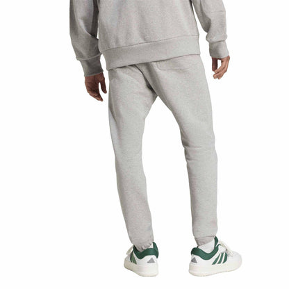 Grey Heather - Back - Adidas Mens Cotton Blend Joggers